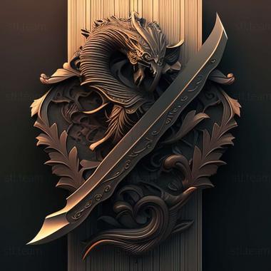 3D модель Гра Ninja Gaiden Dragon Sword (STL)